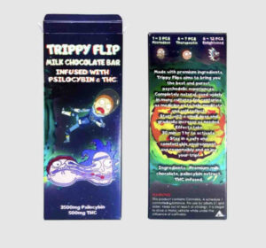 Trippy flip milk chocolate bar for sale